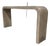 Modern Beige Reeded Waterfall Console Table For Sale