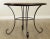 Wrought Iron Five Piece Dining Bistro Set, Round Table & 4 Chairs For Sale - Image 4 of 13