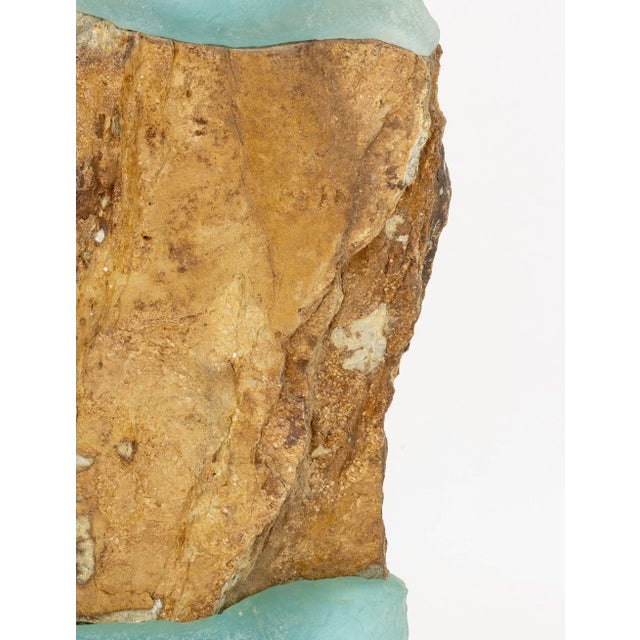 Thomas Scoon "Consort" Mixed Media Studio Art Glass and Granite Sculpture For Sale - Image 16 of 17