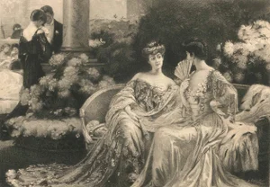 Confidences - Original Etching by Alfred Boulot - 1900-1930