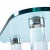 Leon Rosen Pace Collection Rectangular Glass Coffee Table With Lucite Legs and Chrome Accent For Sale - Image 4 of 7