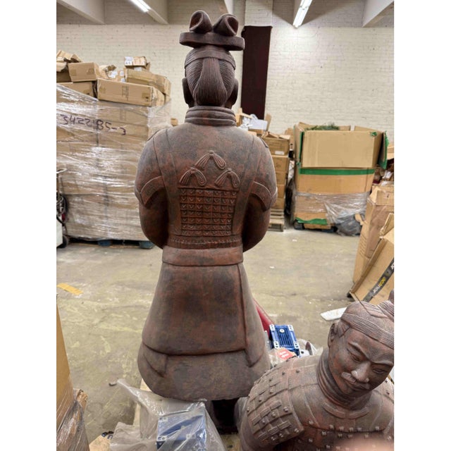 Chinese Chinese Terracotta Warrior's Army Qin Shi Huang Officer & Soldier Life Size For Sale - Image 3 of 8