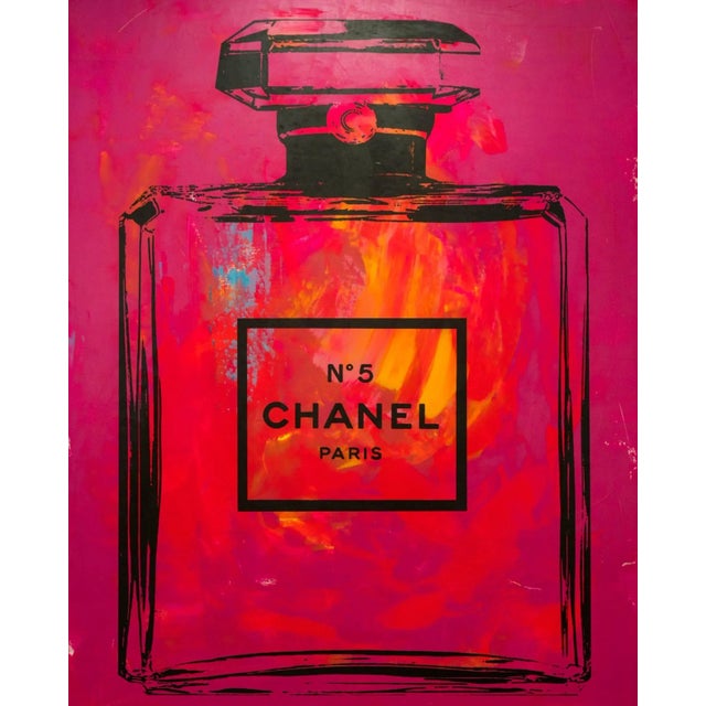 Chanel No 5 Painting by Dane Shue For Sale
