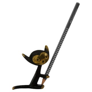 Cat Pen Holder by Walter Bosse, 1950s For Sale