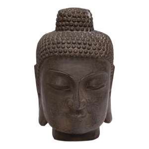 Chinese Stone Shakyamuni Buddha Head, C. 1900