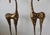Monumental Stylized Bronze-Finished Metal Gazelle Sculptures-a Pair For Sale - Image 14 of 17