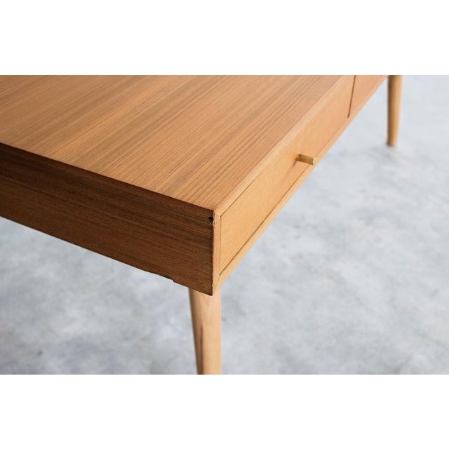 1980s Vintage Danish Wooden Dining Table, 1980s For Sale - Image 5 of 14