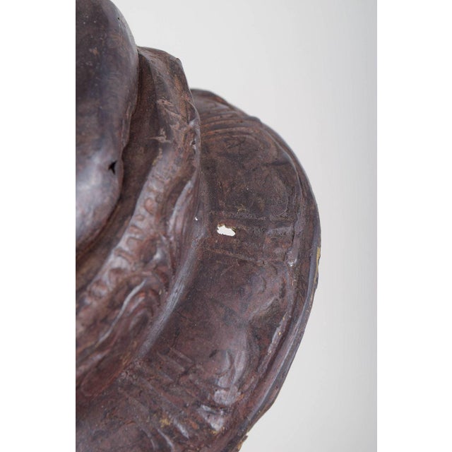 19th Century Seated Buddhist Figure in Bronze, Asia For Sale - Image 5 of 6