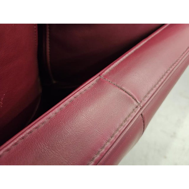 Modular Corner Sofa in Bordeaux Leather from Poltrona Frau, Italy, 1970s, Set of 3 For Sale - Image 11 of 18