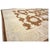 21st Century Turkish Oushak Wool 7x10 Ivory & Brown Handmade Area Rug #1144189 For Sale - Image 4 of 12