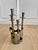 1970s Italian Brutalist Gilded Pewter 5-Arm Candelabra /Sculpture – Prof. Ceccherini For Sale In Chicago - Image 6 of 12