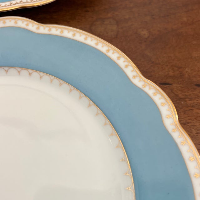 Limoges, France Late 19th Century French T&v (Tressemanes & Vogt Limoges 0plates- Set of 4 For Sale - Image 4 of 7