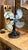 Classic vintage Emerson Electric table fan model 2450B featuring a striking four-blade design with original cage and black...
