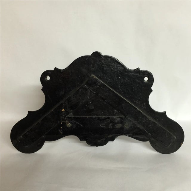 Folk Art Wall Rack Mother of Pearl and Embroidery For Sale - Image 5 of 7