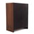 1950s Widdicomb Dale Ford Mid Century Walnut Five Drawer Tall Chest Restored For Sale In Philadelphia - Image 6 of 17