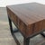 Modern Crate & Barrel Wood Accent Table on Wood Base For Sale - Image 3 of 6
