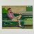 Figurative Pair of Original Oil/Canvas Painting of New York City Park Bench Sitters For Sale - Image 3 of 5