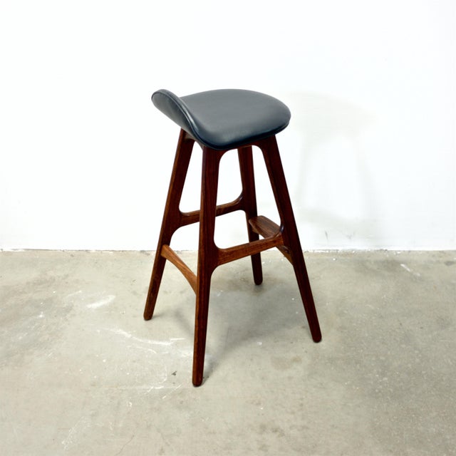 Oddense Maskinsnedkeri a/S Pair of Rosewood Model Od61 Stools Designed by Erik Buch For Sale - Image 16 of 18