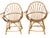Set of 2 Magnificent Mid-Century French Bamboo and Rattan Lounge Chairs This set of two mid-century French lounge chairs...