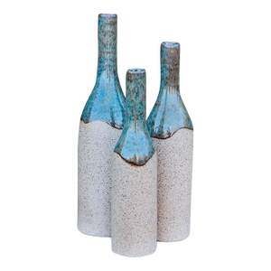 Decorative Speckled Stoneware Bottle Vase (Medium)
