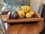 Wood Vintage Wooden Tray With 8 Pieces Italian Alabaster Fruit For Sale - Image 7 of 14