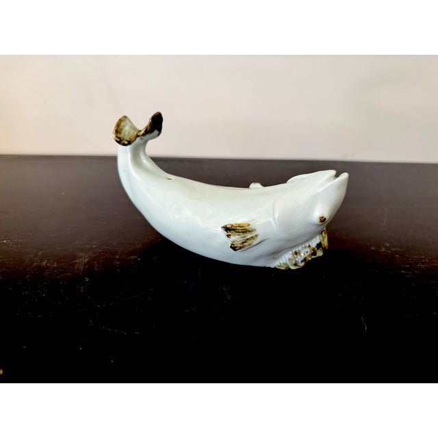 KIM KI-CHUL 김기철 (B.1935) South Korea A celadon Porcelain Water Dropper in the shape of a whale. Republic period...