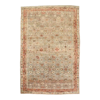 Antique Bidjar Floral Palmette Rug no. j5331 For Sale