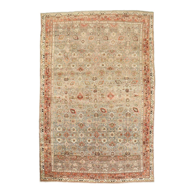 Antique Bidjar Floral Palmette Rug no. j5331 For Sale