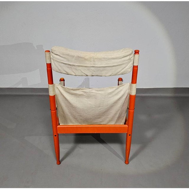 Model 30 Safari Lounge Chair by Erik Worts for Niels Eilersen, Denmark, 1960s For Sale - Image 16 of 18