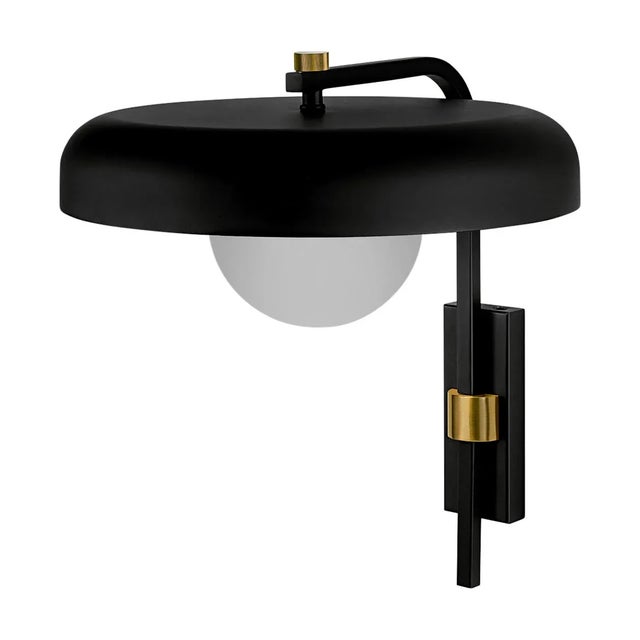 Shallow Domed Metal Shade Covers Matt Opal Blown Glass Globe Which Is Threaded For Secure Fixing.