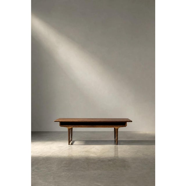 Mid-Century Modern Mid-Century Modern Danish Rosewood Coffee Table with Shelf, 1960s For Sale - Image 3 of 18