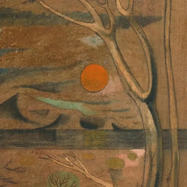 Mid-Century Modern 'Mare and Foal' by Leon D'Usseau, Equestrian Modernist Oil, Chouinard, Los Angeles County Museum of Art, Metropolitan Museum For Sale - Image 3 of 12