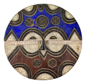 Vintage Handcrafted African Mask, 20th Century