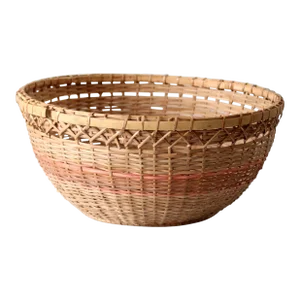 Vintage Woven Basket Bowl