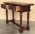 Early 20th Century Catalan Spanish Carved Walnut Console Table with Two Drawers For Sale - Image 9 of 18
