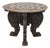 German Carved Oak Lamp Table, 1890s For Sale