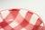 Vintage French Raspberry Tartan Plaid Porcelain Bowl by Faïencerie Givors For Sale - Image 9 of 15