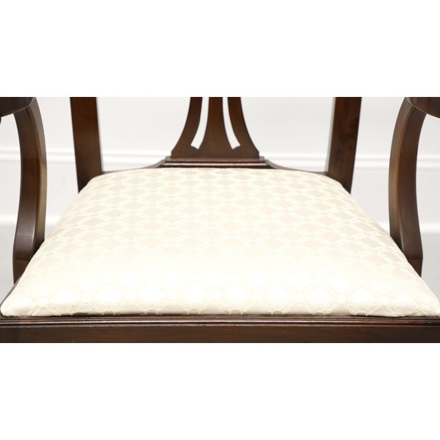 Henkel Harris 101a 29 Mahogany Chippendale Dining Armchairs - Pair For Sale - Image 9 of 12