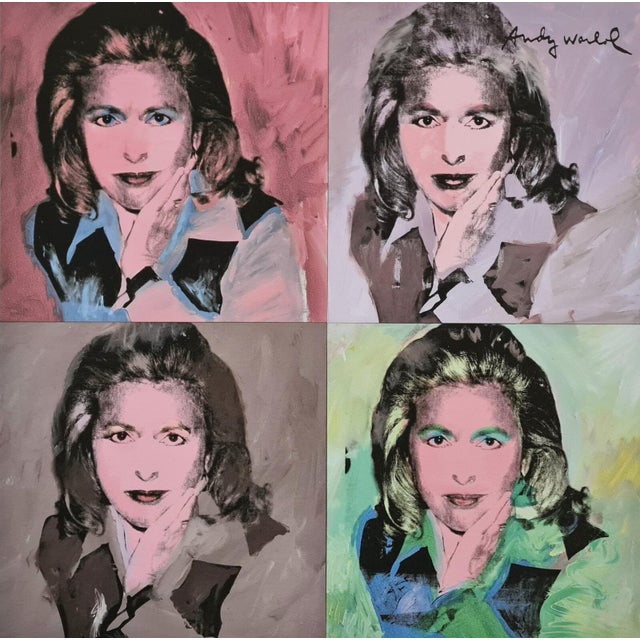 After Andy warhol "Marcia Weisman" limited edition lithograph by cmoa. stunning limited edition of 500 numbered in pencil...