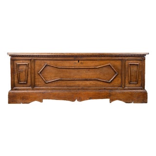 19th Century Italian Blanket Chest For Sale