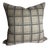 Donghia Modern Plaid Fabric Pillow Cover For Sale