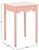 Contemporary Paislyn Accent Table in Pink For Sale - Image 3 of 7
