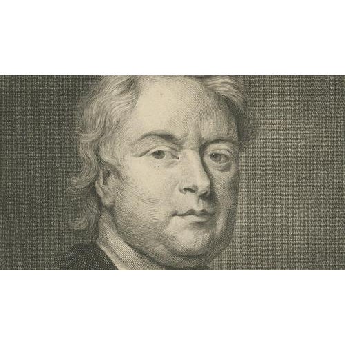 After Sir Godfrey Kneller, Tillotson Archbishop Canterbury Portrait, 1746, Print For Sale - Image 4 of 9