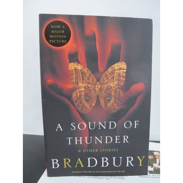 American Ray Bradbury Hand Signed 1st Edition Sound of Thunder Paper Back Book With Coa For Sale - Image 3 of 9