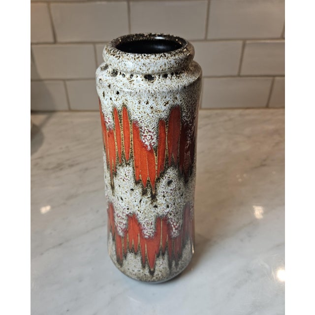 1960s MCM "Fat Lava" Vase by Scheurich Keramik For Sale - Image 10 of 12