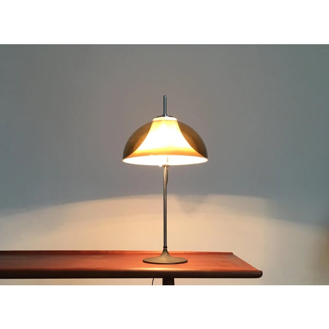 - Mid-century table lamp attributed to Gino Sarfatti - Manufacturer of this light is probably Gepo - The design of this...