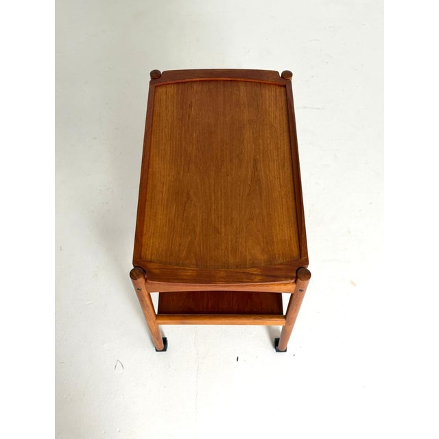 Teak Trolley from Poul Hundevad, 1960s For Sale - Image 10 of 12