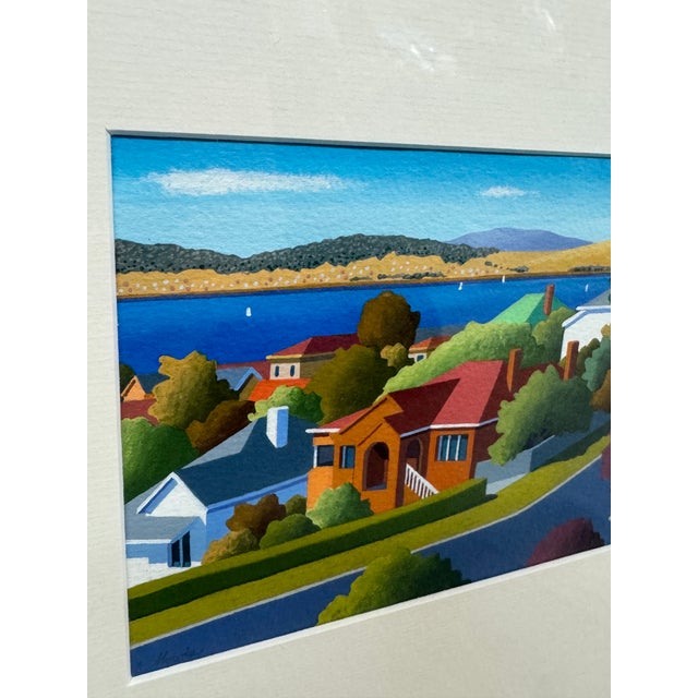 Steve Howie Signed Tasmania, Australia Architectural Artworks, Set of 3 For Sale - Image 9 of 12