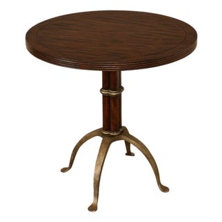 Theodore Alexander 'L'Usine' Round Bistro Accent Table For Sale
