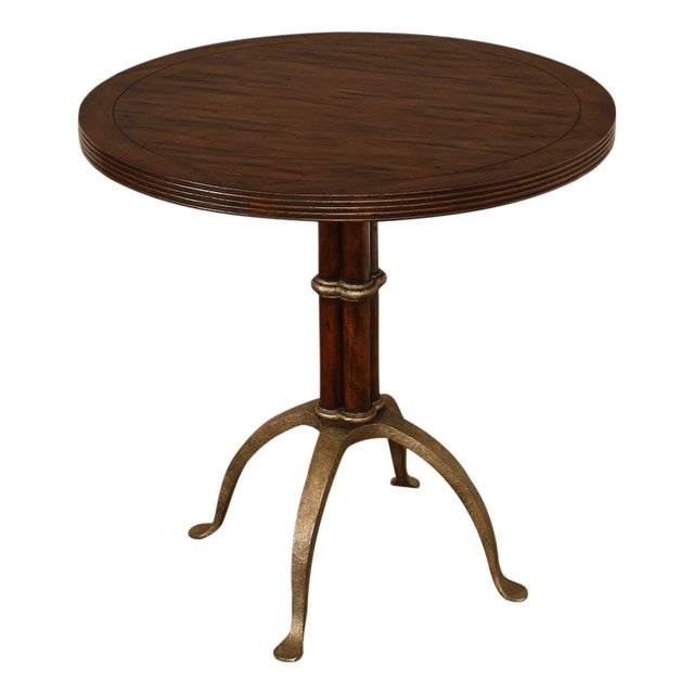 Theodore Alexander 'L'Usine' Round Bistro Accent Table For Sale